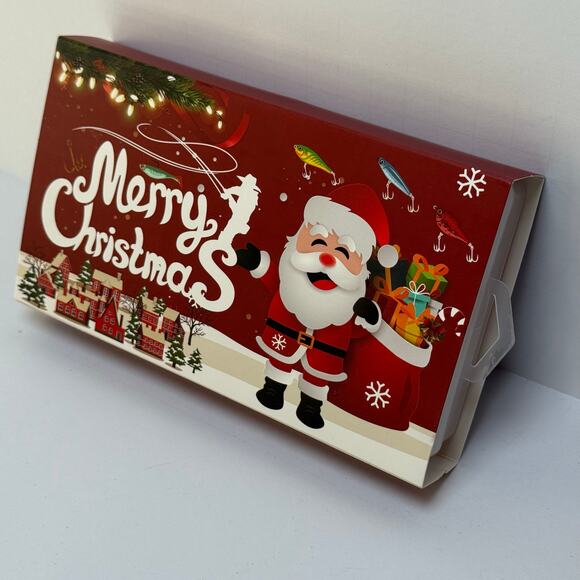 Holiday Fishing Lure Gift Set – Multi-Color Soft & Hard Baits Assortment | New - Picture 6 of 7